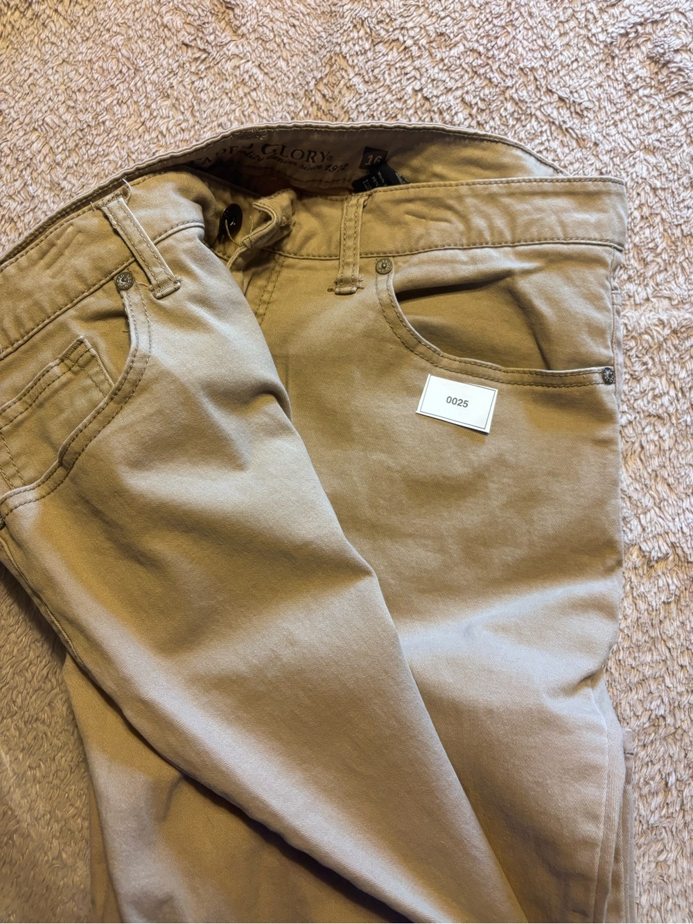 Faded Glory Women's Khaki Stretch Jeggings
